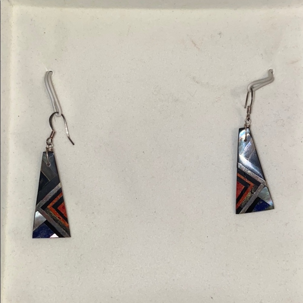 Native American stone earrings